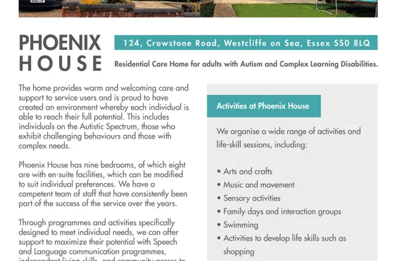 Phoenix House - An outside view of the home